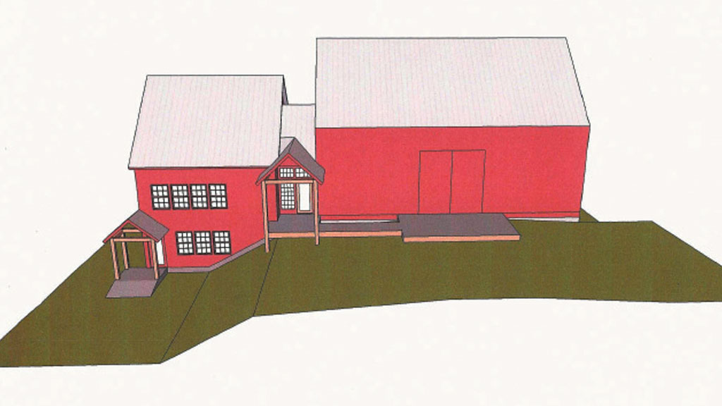 Island Arts Barn rendering